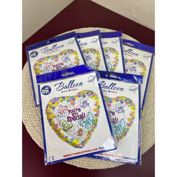 Lot of 6 CTI Industries Inflatable Foil Balloon You’re So Special - Picture 1 of 3